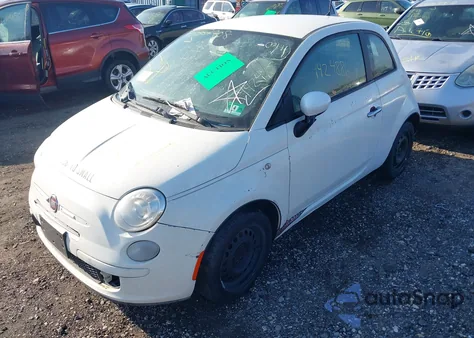 2013 Fiat 500 Pop from USA, damaged, VIN 3C3CFFAR1DT674313